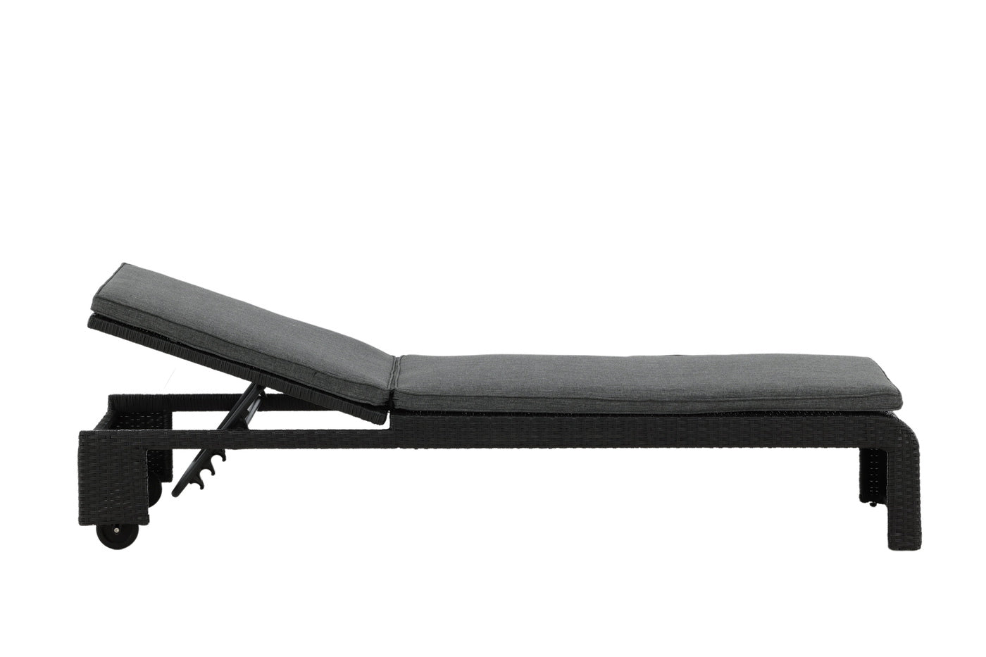 FjÃ´rd - Lounge Ligbed Zwart|Grijs - London