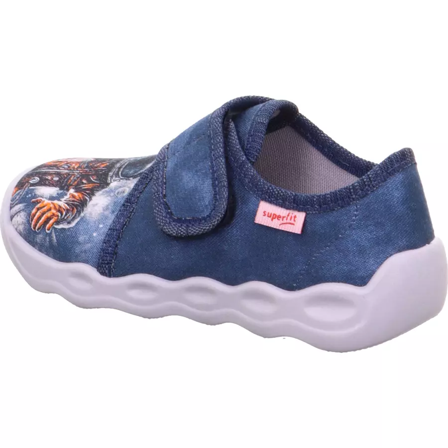 superfit Hausschuh Bubble blau (mittel)