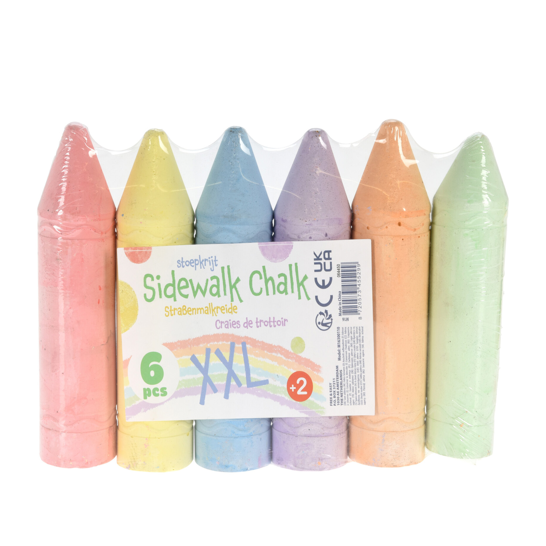 Kreide XXL Set 6-teilig
