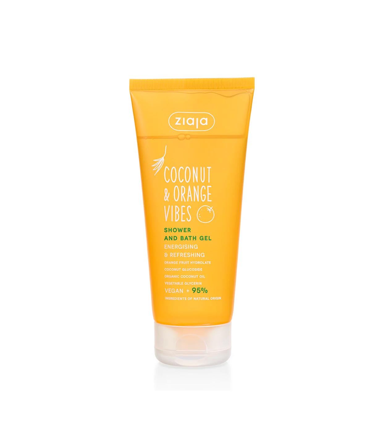 Ziaja - *Coconut and Orange Vibes* - Gel de banho energizante e refrescante
