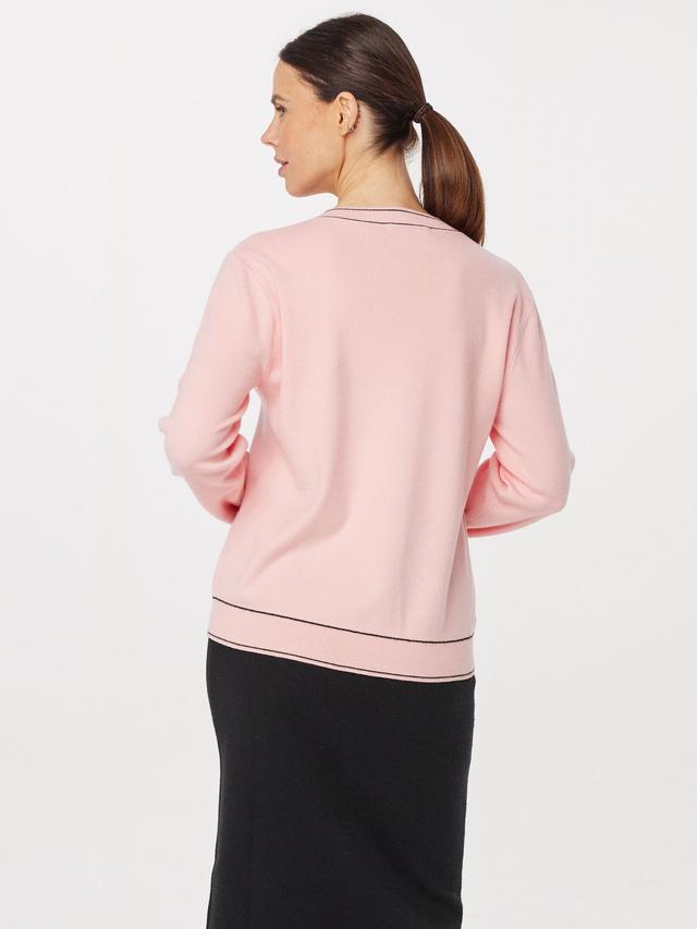 Pullover in Cardiganoptik
