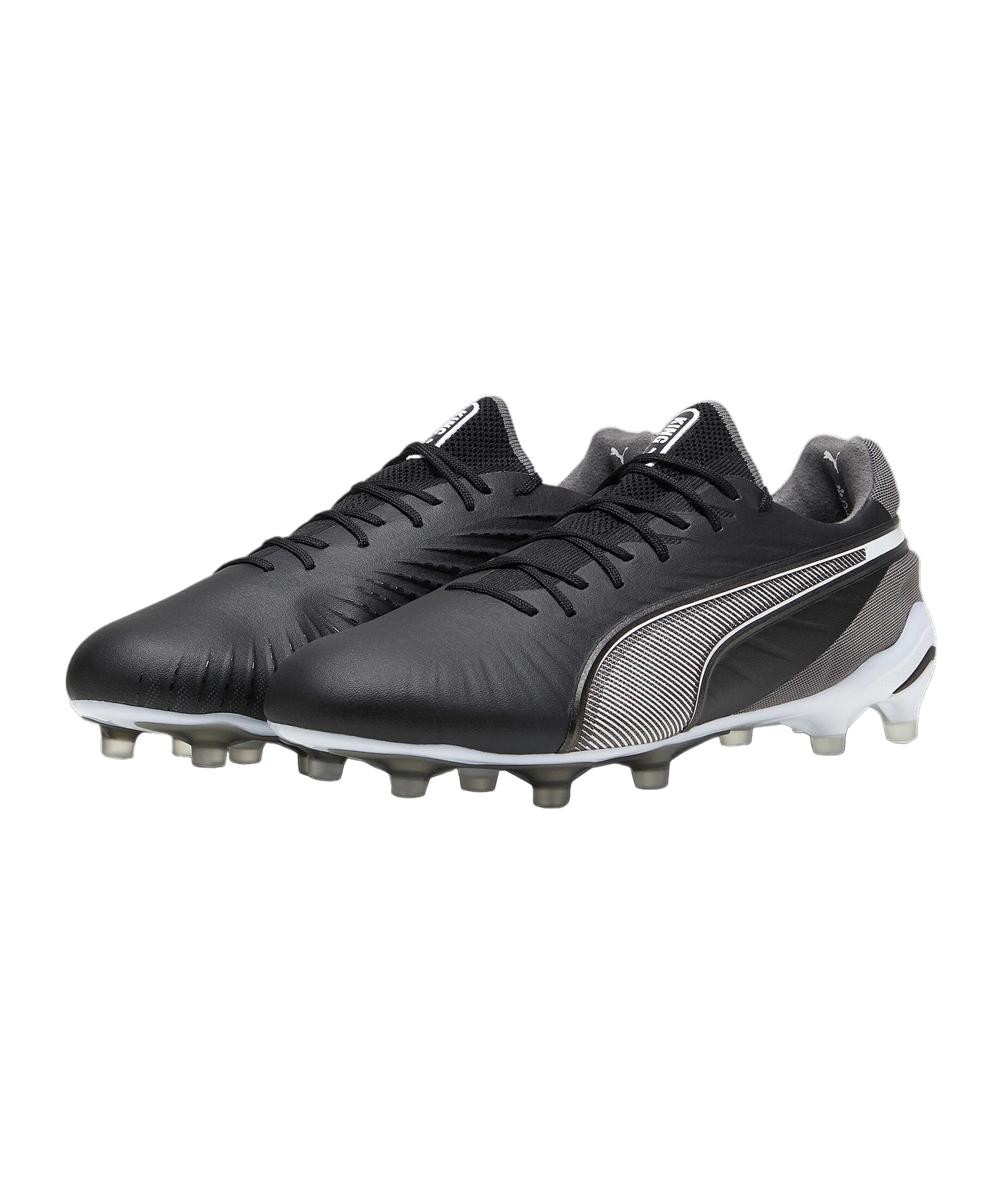 PUMA KING Ultimate FG/AG Eclipse Schwarz Weiss F01