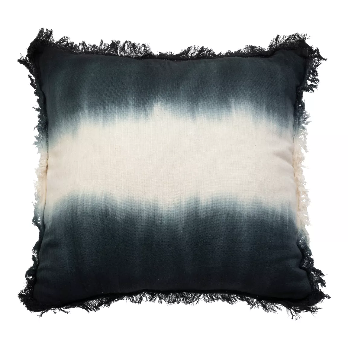 Coussin carré franges (40 x 40 cm) Inuit Dream Bleu