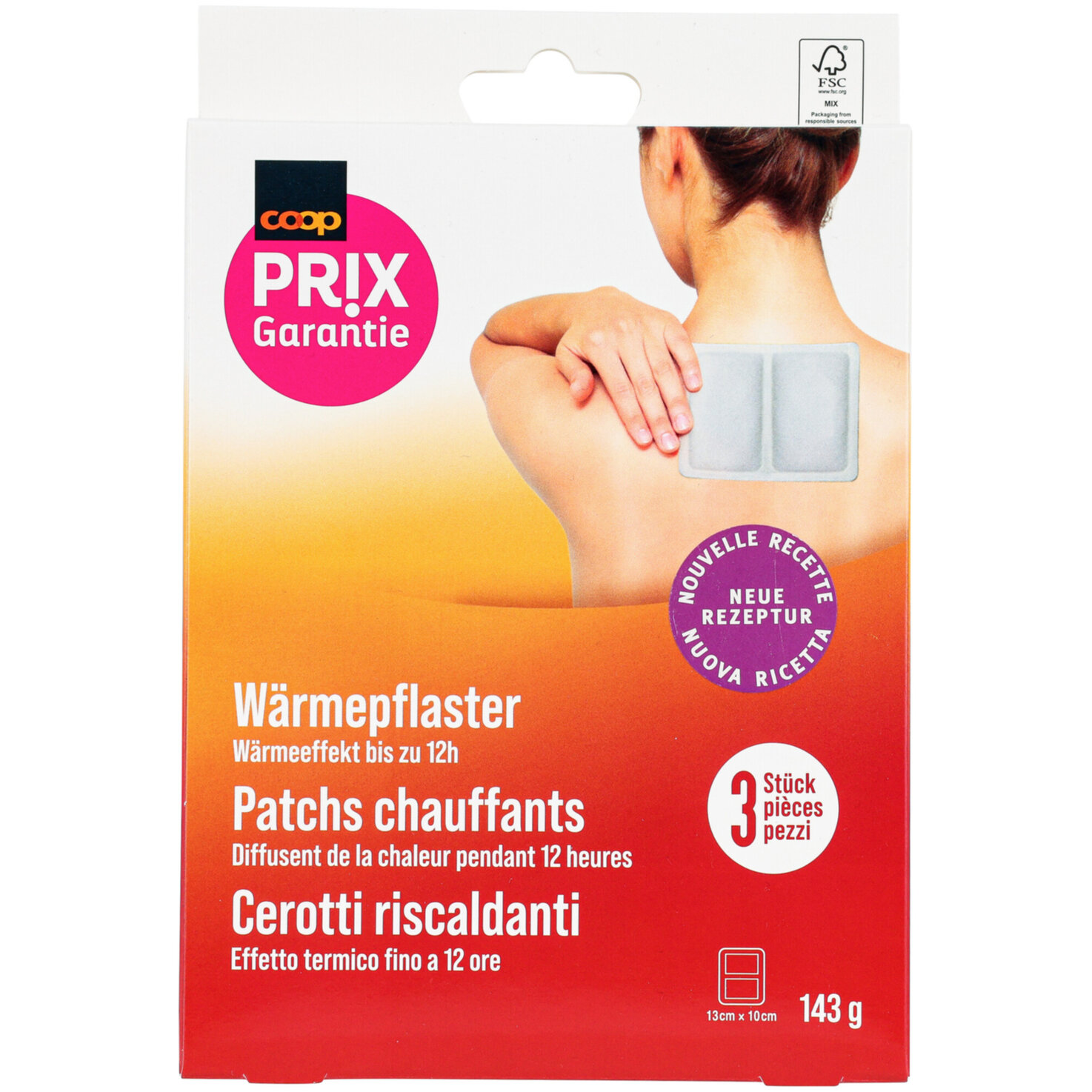 Prix Garantie Wärmepflaster 3 Stück