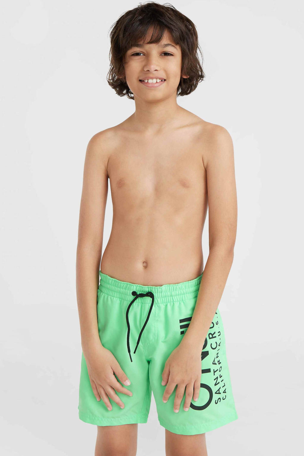 zwemshort Cali neon groen