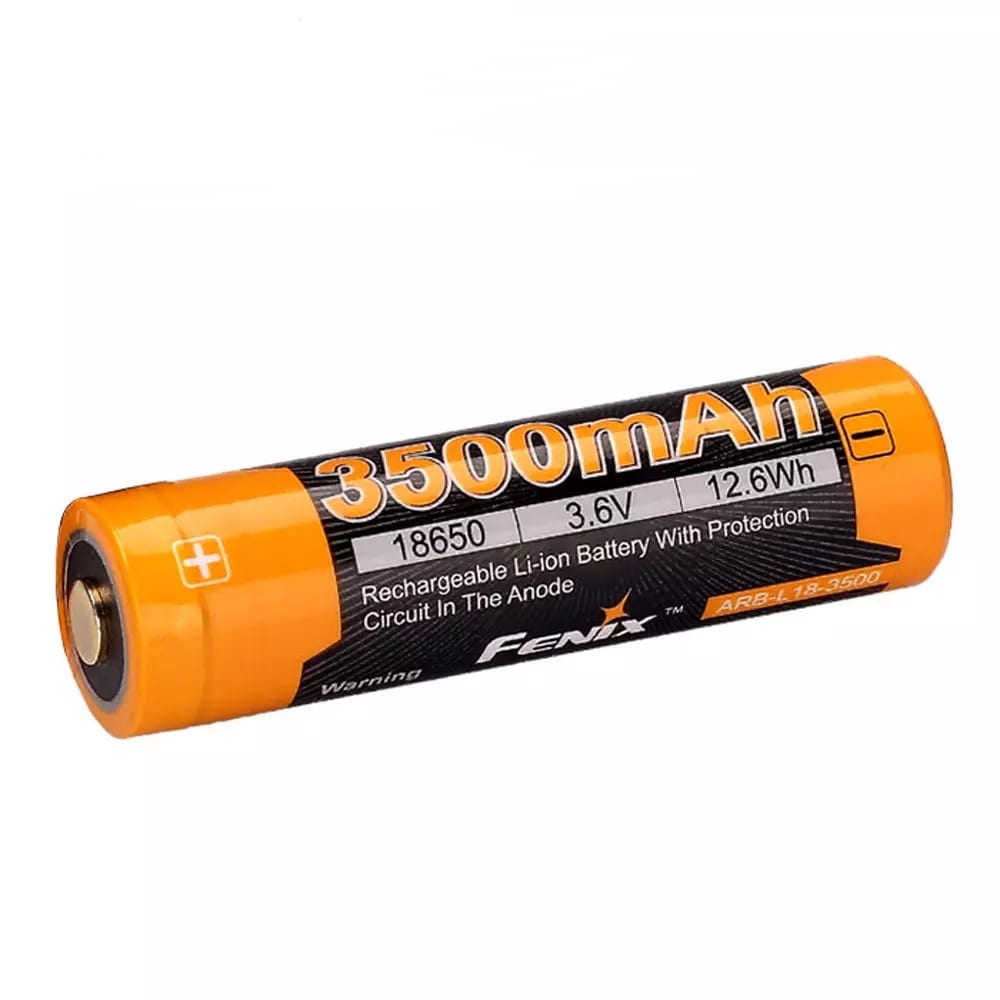 Fenix ARB-L18-3500 18650 Batteri 3500mAh<br>Oppladbart batteri til hodelykt