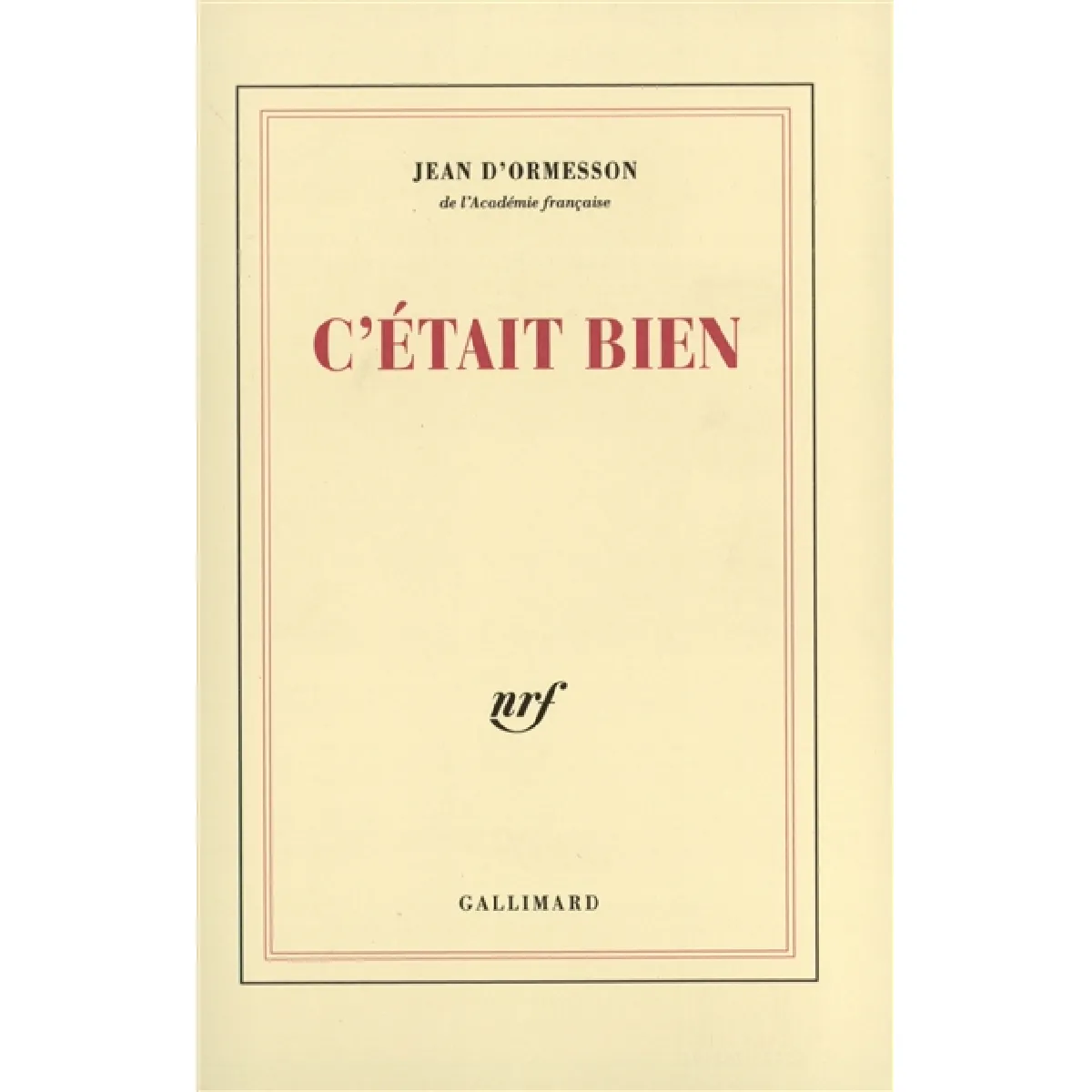 C'était bien · Occasion
