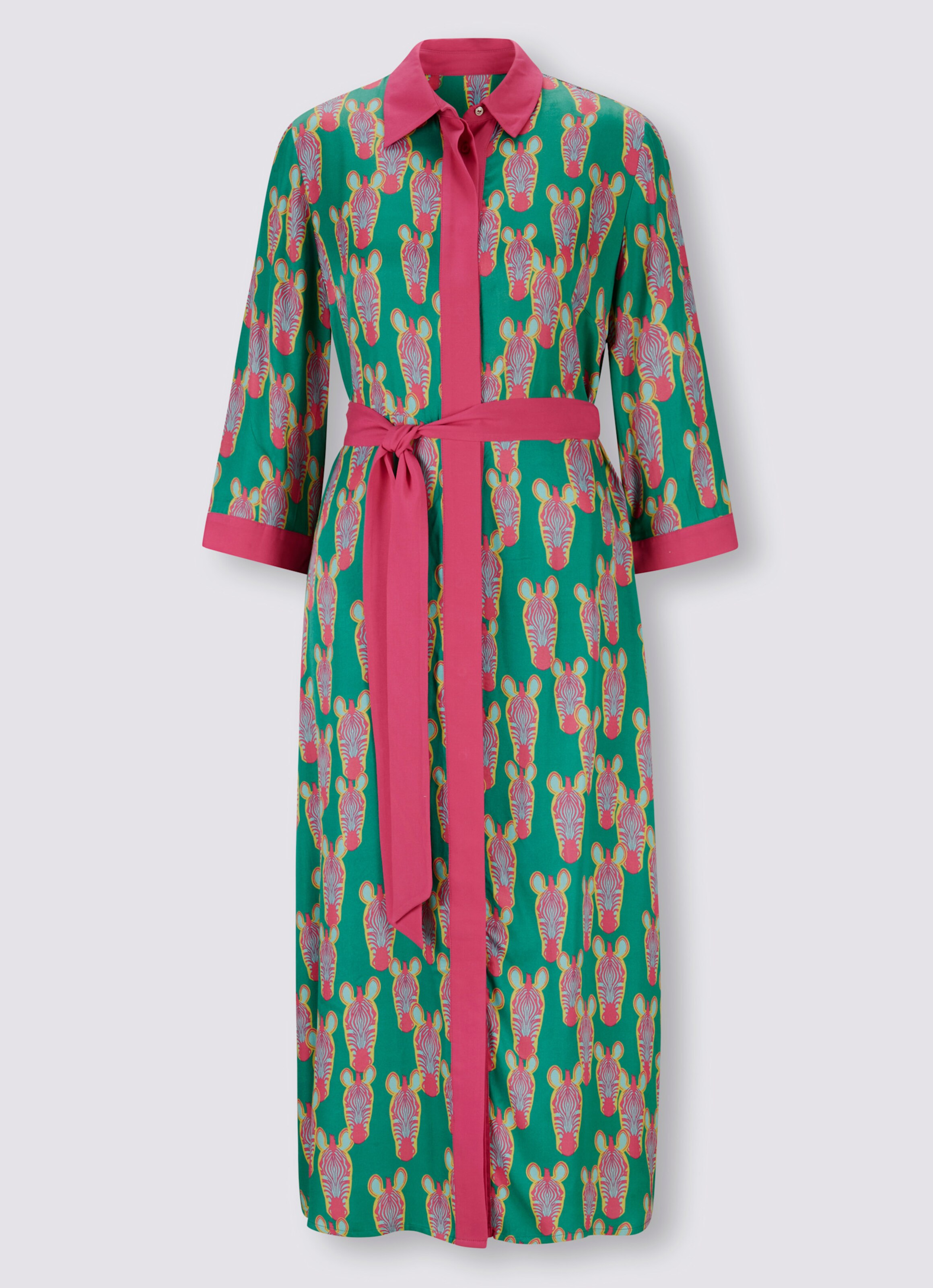 Druck-Kleid