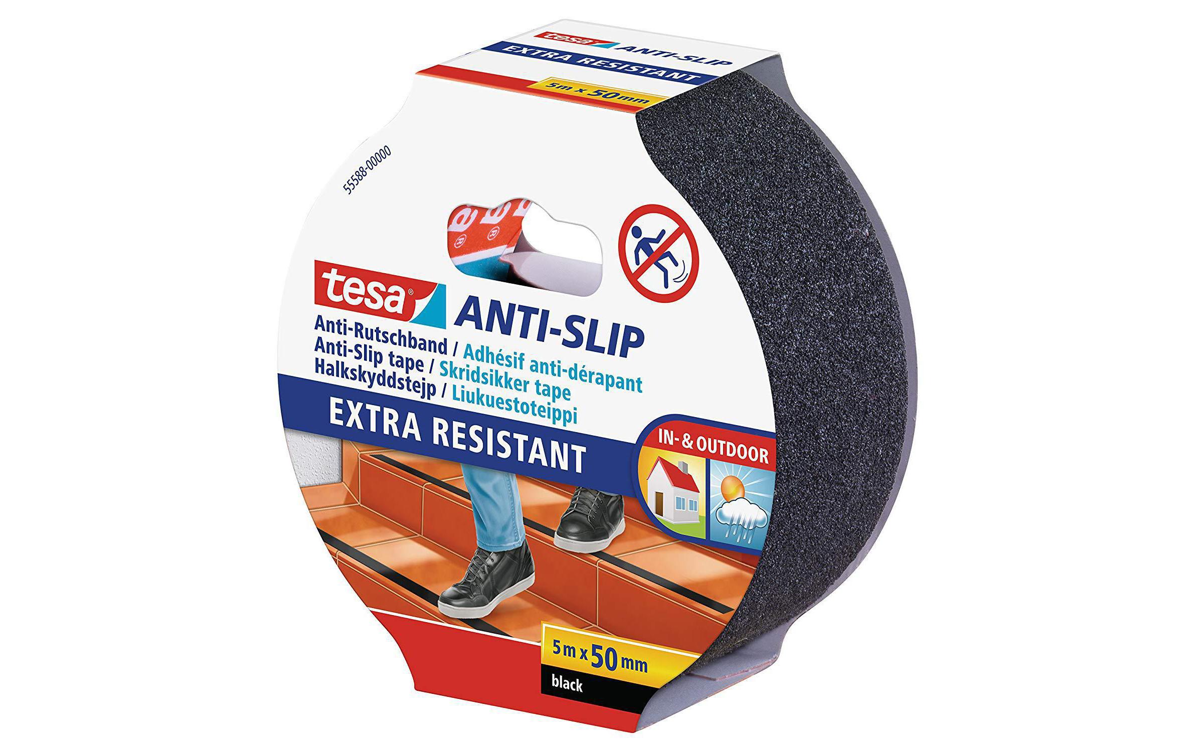 Anti-Rutschband 5 m x 50 mm SchwarzAnti-Rutschband, 50 mm x 5 m