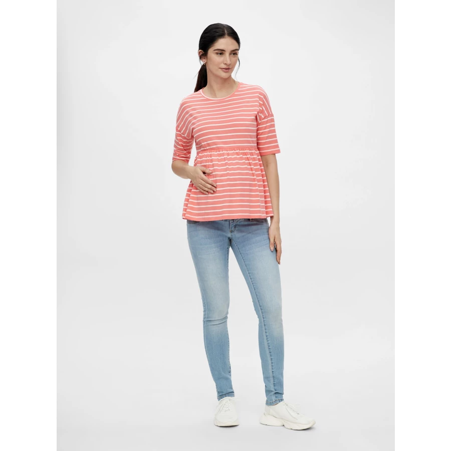 mama;licious Umstandsshirt MLOTEA Sugar Coral