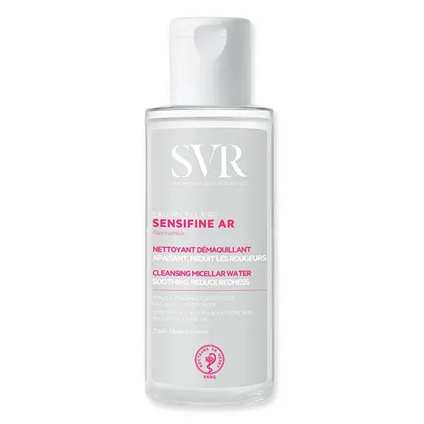 SVR Sensifine AR Eau Micellaire Anti-Rougeurs Nettoyante Démaquillante 75ml