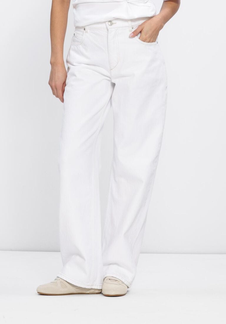witte isabel marant jeans dromie-gz