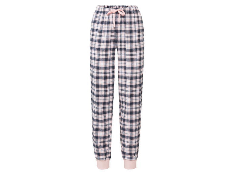 Flanellen dames pyjamabroek