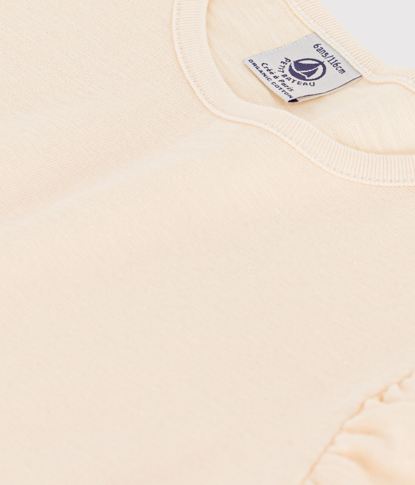 Tee-shirt manches courtes en coton enfant fille