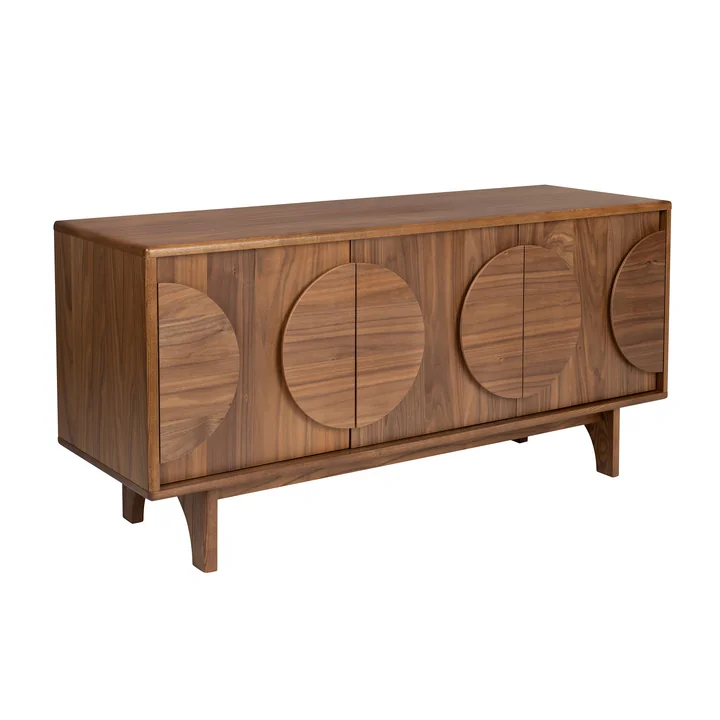 Zuiver - Groove Sideboard mit 3 Türen, Walnuss