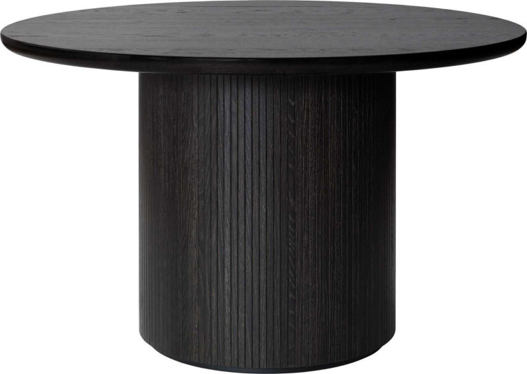 Gubi Moon eettafel Ø120 donker eiken