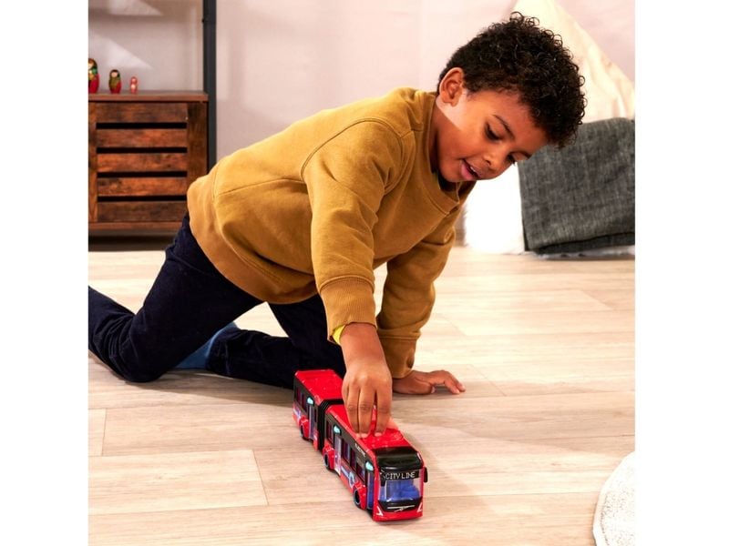 Dickie Toys City Volvo City Bus Lenkbarer City Bus zum Spielen