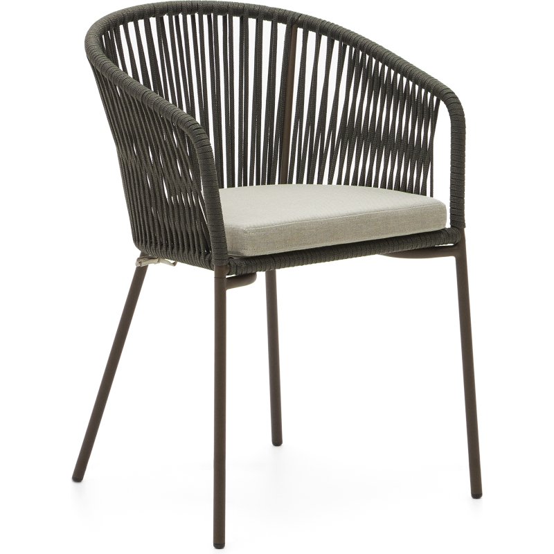 Chaise Yanet - corde - pieds acier galvanisé