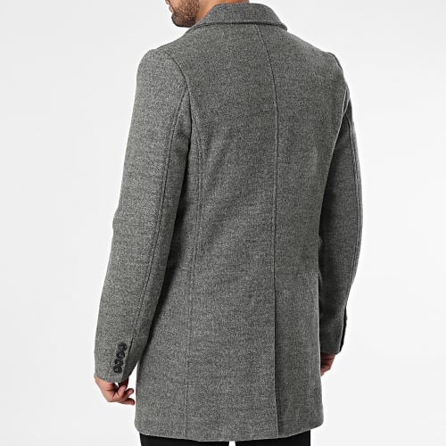 Manteau Gris Chiné