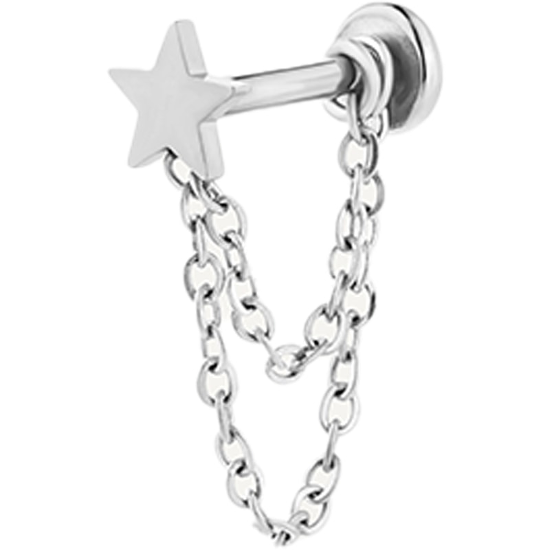 Piercing - Sway - Laiton argenté