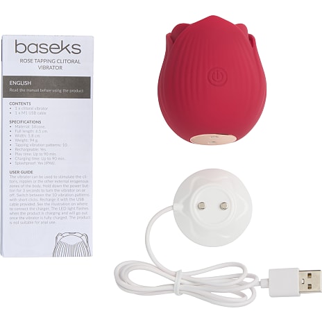 baseks Rose Tapping klitoris vibrator