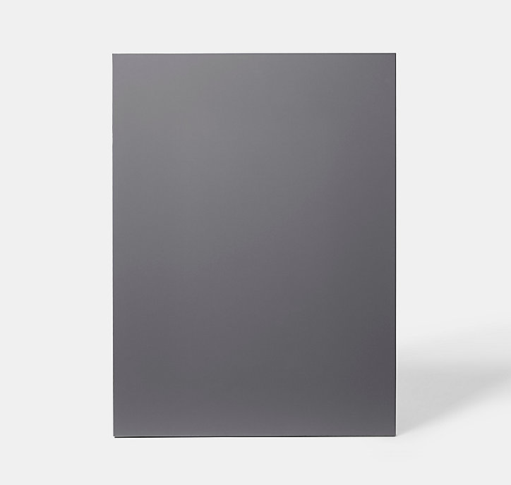 Porte de meuble de cuisine Stevia gris anthracite brillant l. 60 cm x H. 80 cm GoodHome