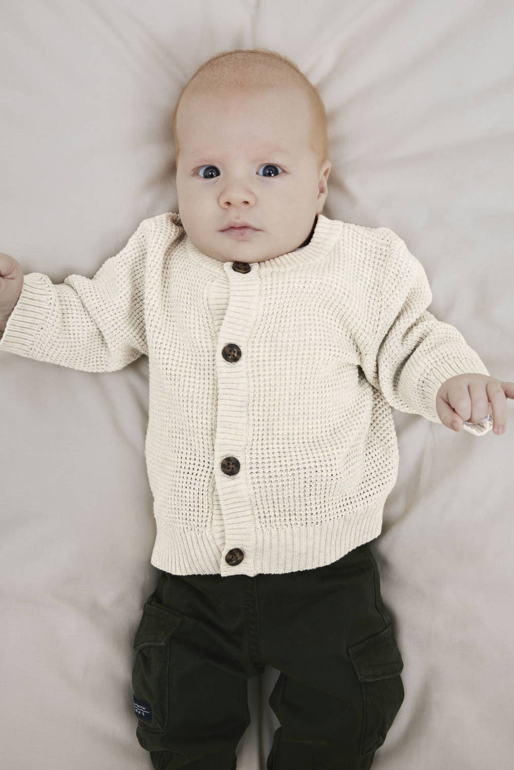NAME IT baby vest NBNBUBBA van katoen ecru