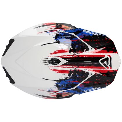 Casque cross Acerbis LINEAR 22.06 2024 - Blanc / Bleu
