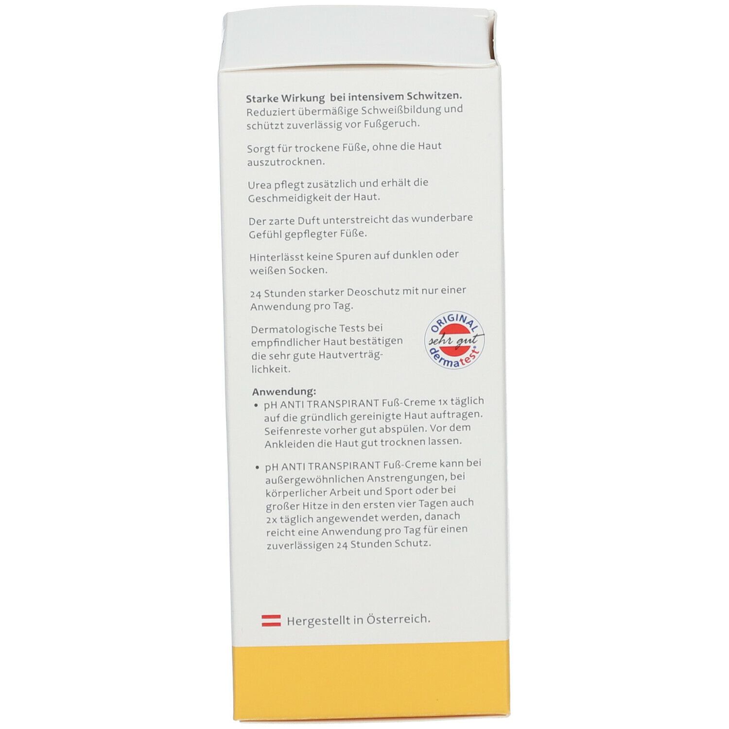 pH Anti-Transpirant Fußcreme