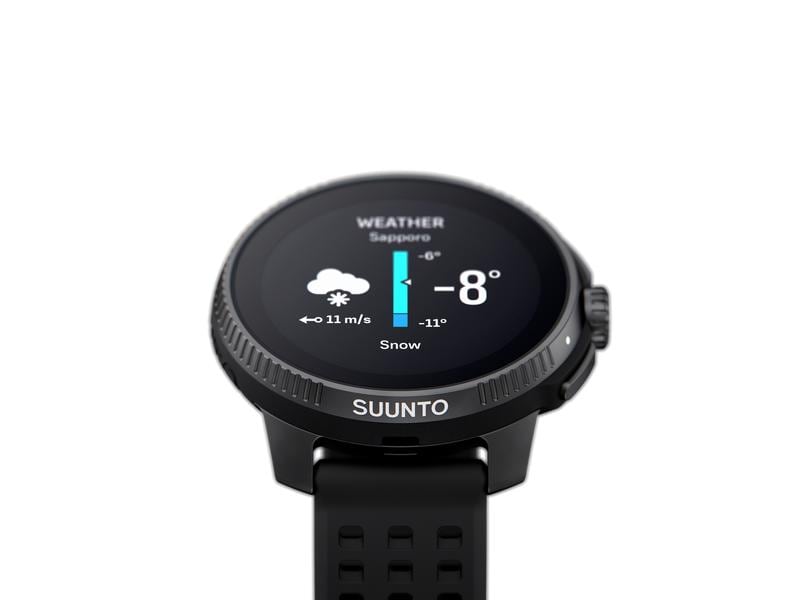SUUNTO Sportuhr Race Black Die ultimative Smartwatch für Wettkämpfe und Training