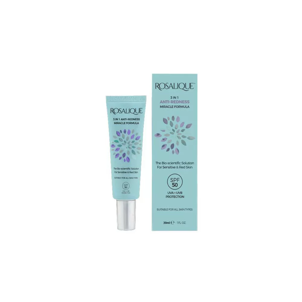 Rosalique 3-i-1 anti rødme creme - 30 ml