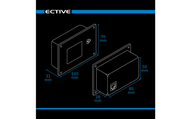 Ective RC Pro Fernbedienung für Pro Wechselrichter