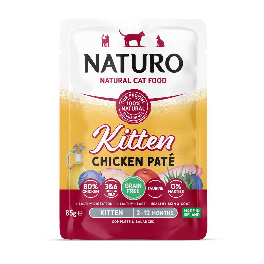 Patê para gatos NATURO sabor frango para gatinhos 85g