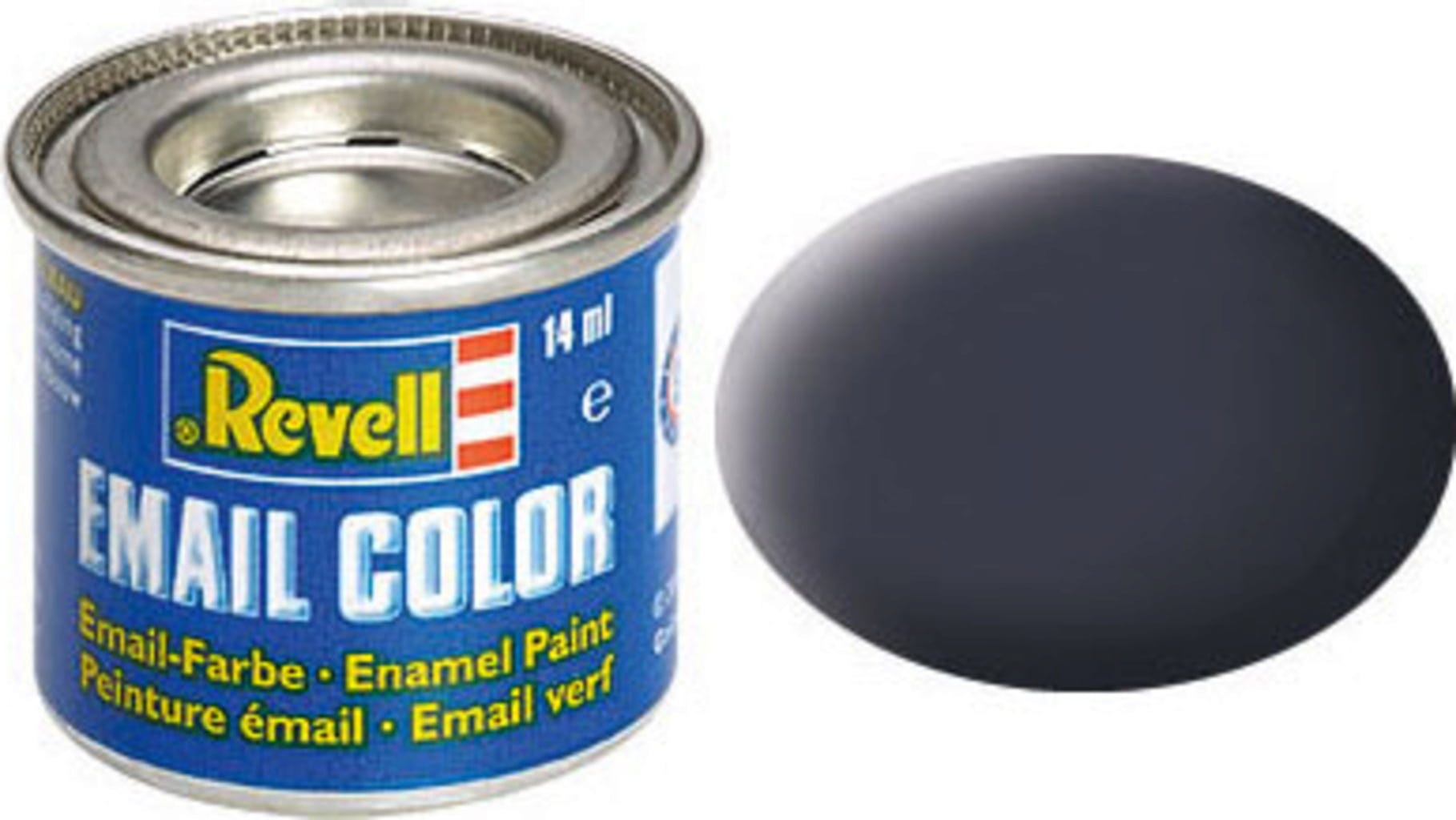 Revell  Email Color panzergrau, matt, 14 ml    Die beliebten Farben von Revell in 89 verschiedenen Farbtönen