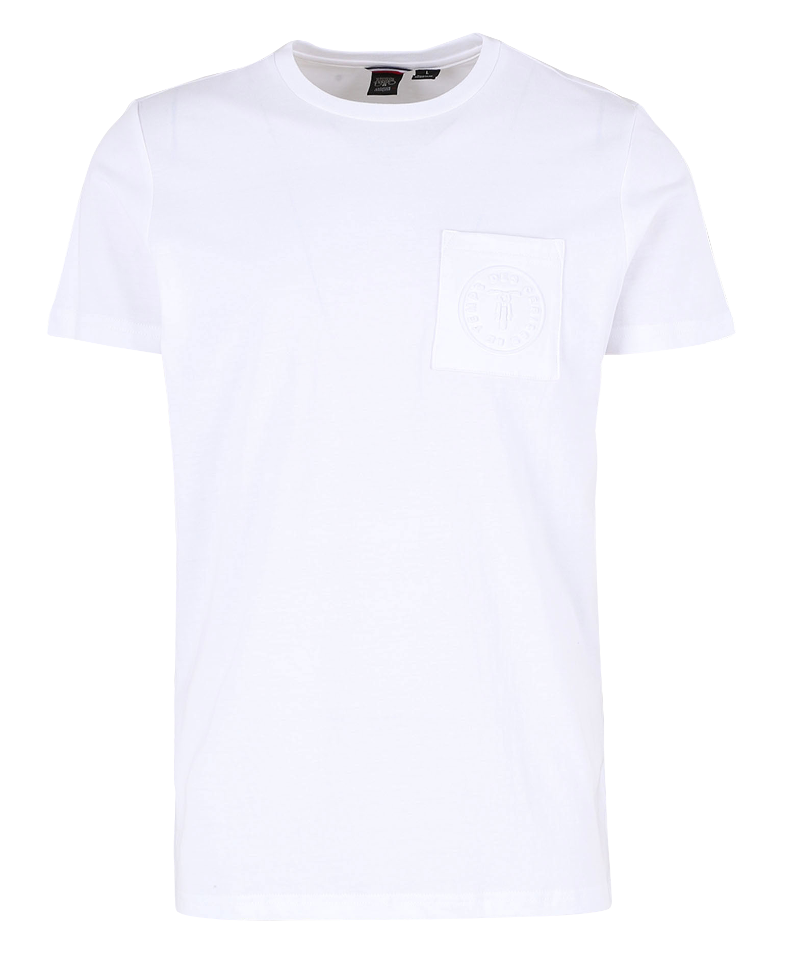 PAIA - Tee-shirt à col rond avec logo contrasté en coton| Blanc