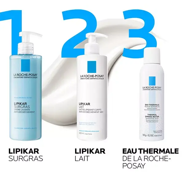 Loção Corporal La Roche-Posay Lipikar Anti-Ressecamento Repositora de Lipídios 48h 2x400ml