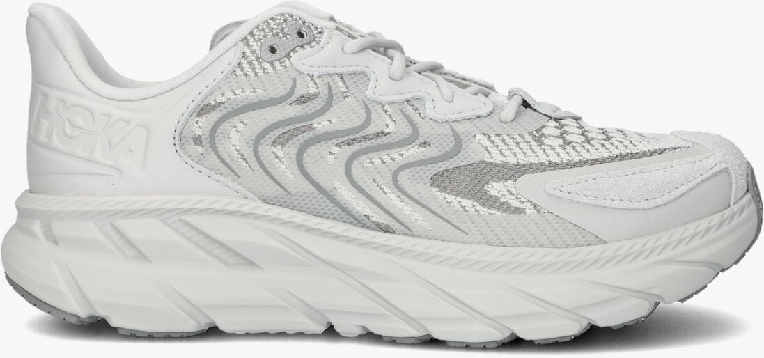 grijze hoka sneakers clifton ls