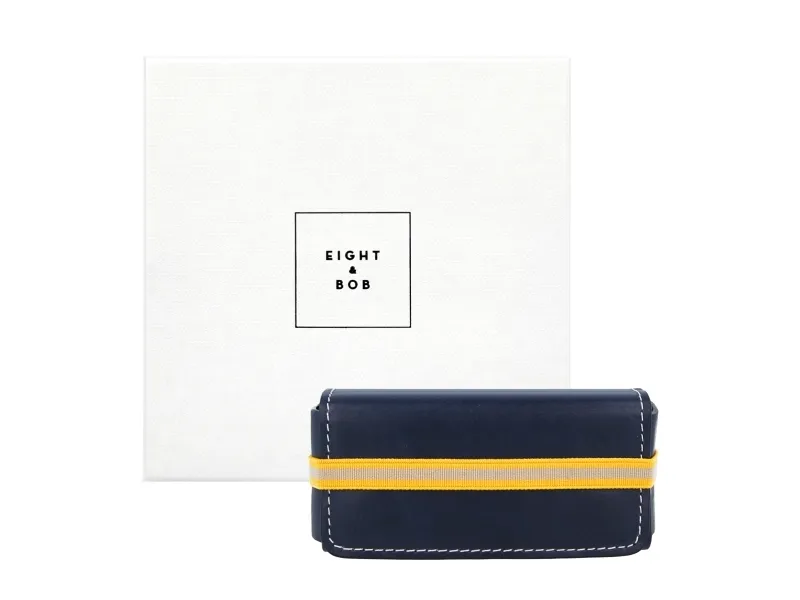 Eight & Bob Leather Perfume Case (Blue)