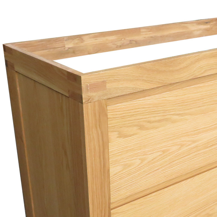 Plan de toilette Harmon bois L.126 cm