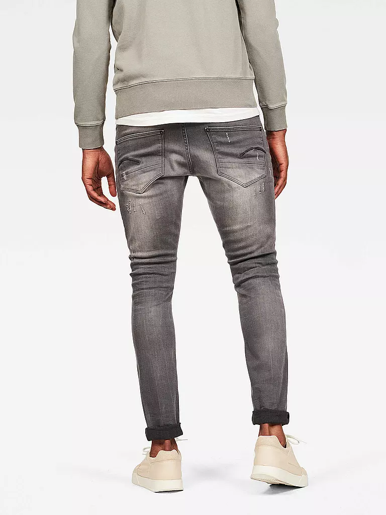 G-STAR RAW Jeans Super-Slim-Fit DEFEND grau