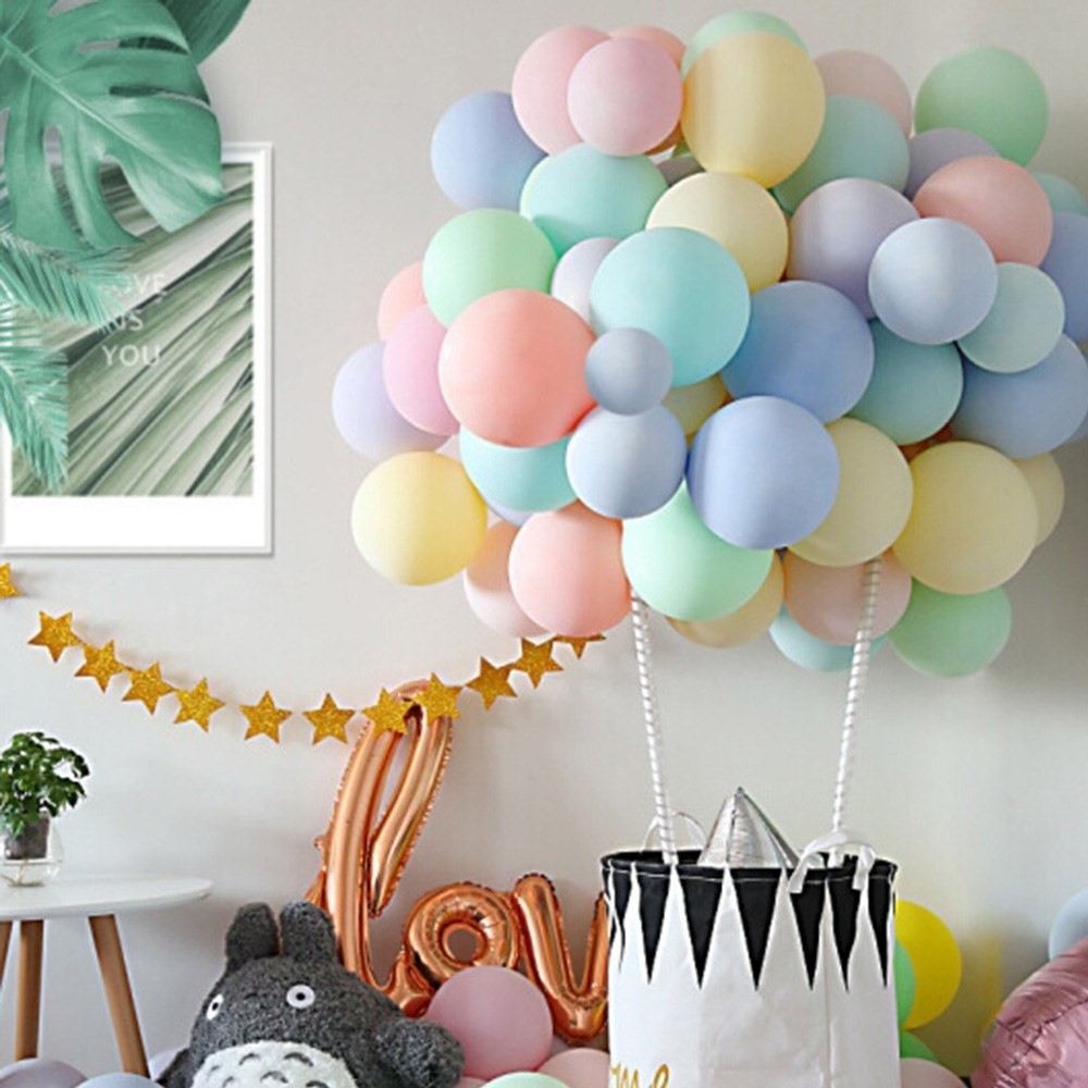 (100er Set) Ø30cm Party Deko Ballons Latex Luftballons - Grau