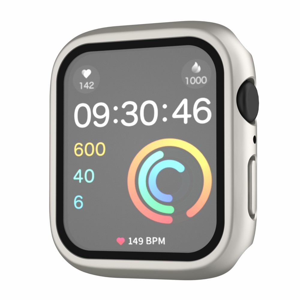 Apple Watch (40mm) Hardcase Bumper   Display Schutzglas (IP68) - Grau