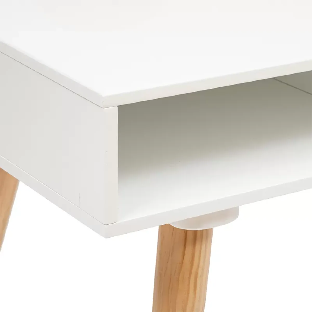 Pegane Bureau d'enfant - Blanc/Naturel