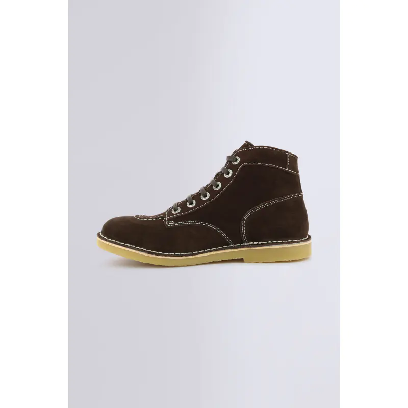 KICKLEGEND MARRON FONCÉ BOTTINES Cuir Homme