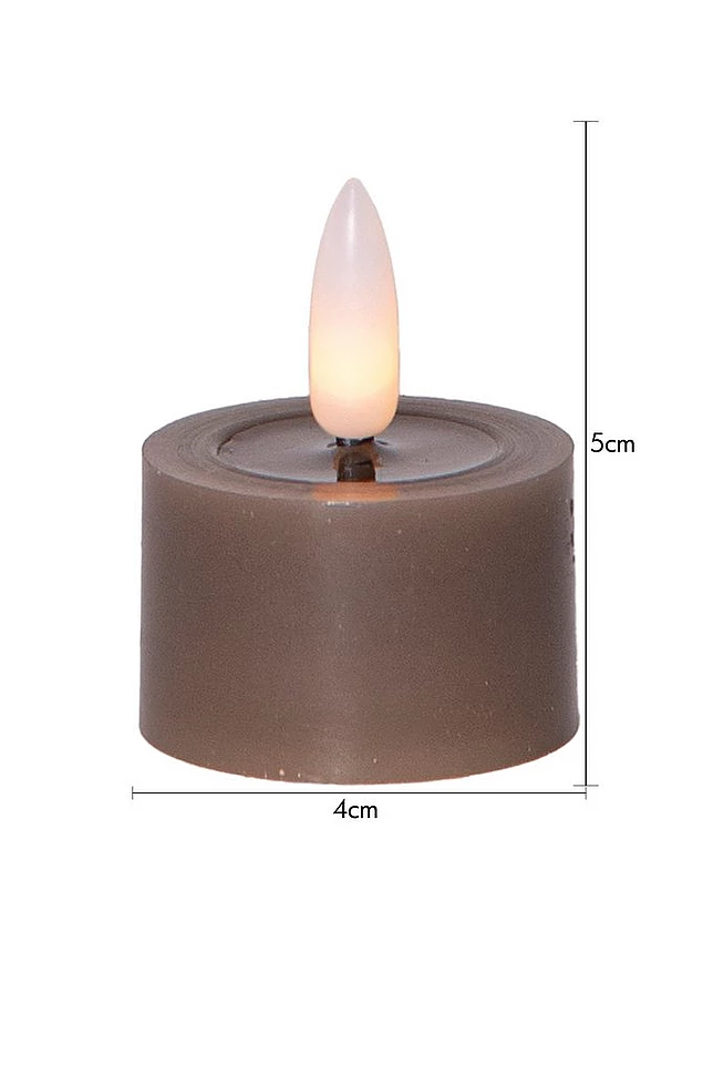 FLOW batteridrevet telys ø 4 cm 2-pakke