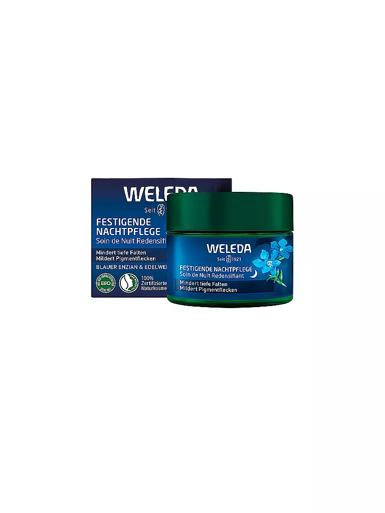WELEDA Gesichtscreme - Festigende Nachtpflege Blauer Enzian & Edelweiß 40ml keine Farbe