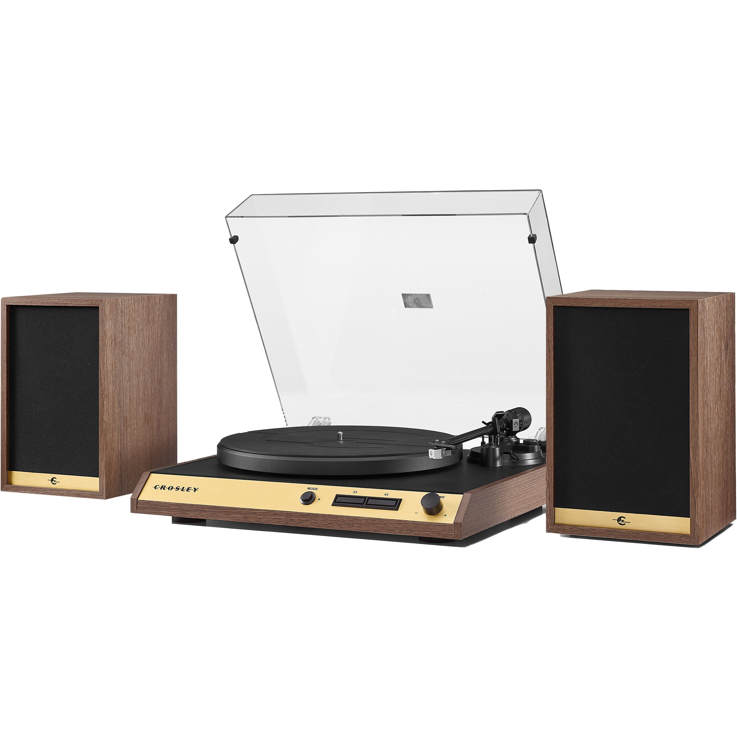 Crosley C72 platenspeler Walnut