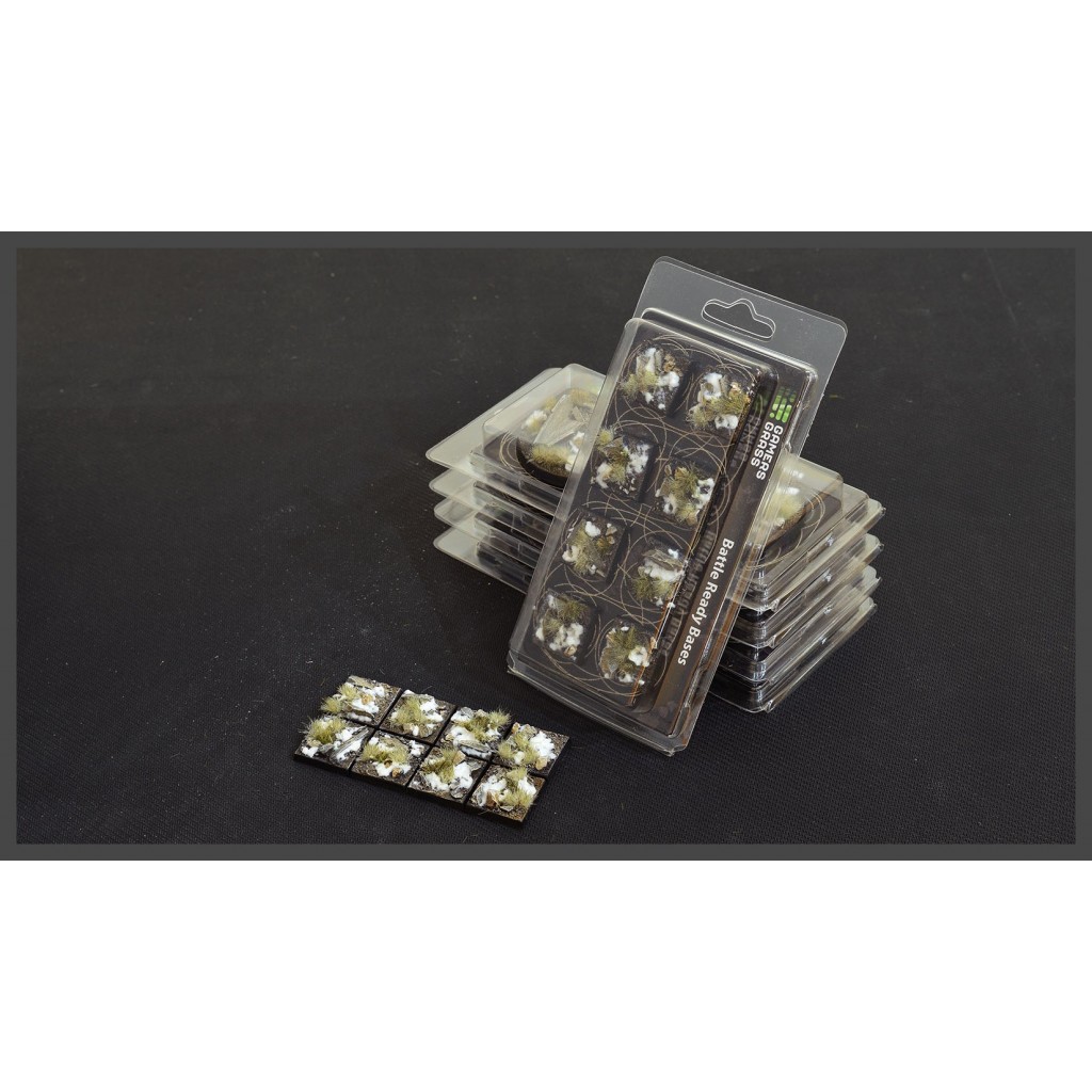 Winter Bases, Square 25mm (x8)
