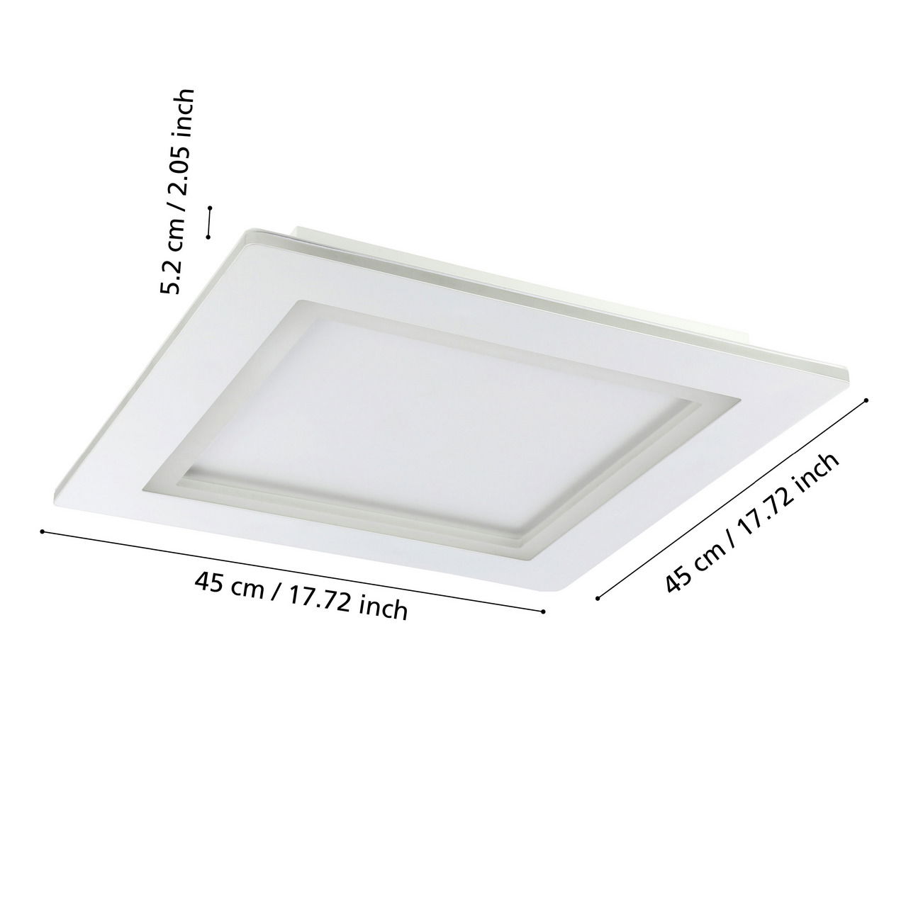 Eglo Leuchten LED-Deckenleuchte  PADROGIANO-Z