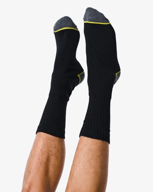 5 paires de chaussettes de travail homme noir